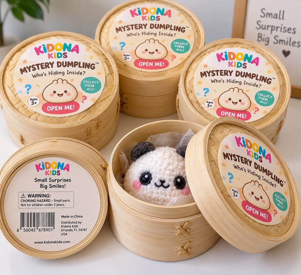 Kidona Kids surprise basket — concept visualization