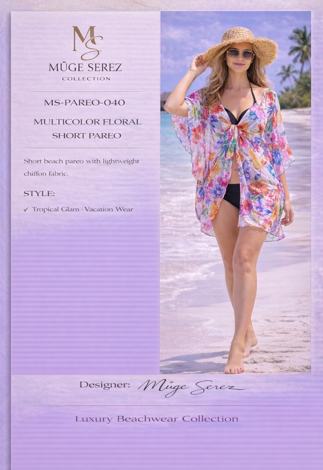 MS-PAREO-040 · Multicolor Floral