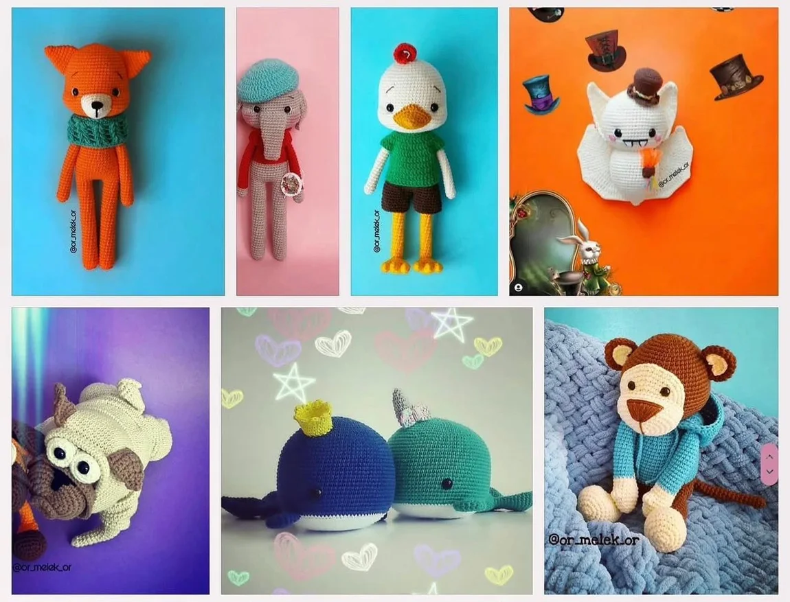 Colorful Crochet Friends
